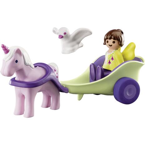 Playmobil 1-2-3 Νεραϊδοάμαξα με μονόκερο 70401